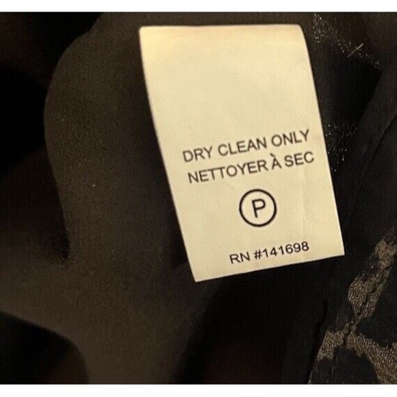 Ramy Brook Green Animal Print Silk Cold Shoulder Blouse Size Large - Picture 6 of 10